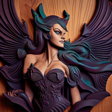 3D модель Сент-Морриган Энсленд Darkstalkers (STL)